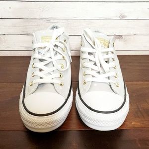 Converse CTAS Madison Ox Gray Polka Dot Shoes